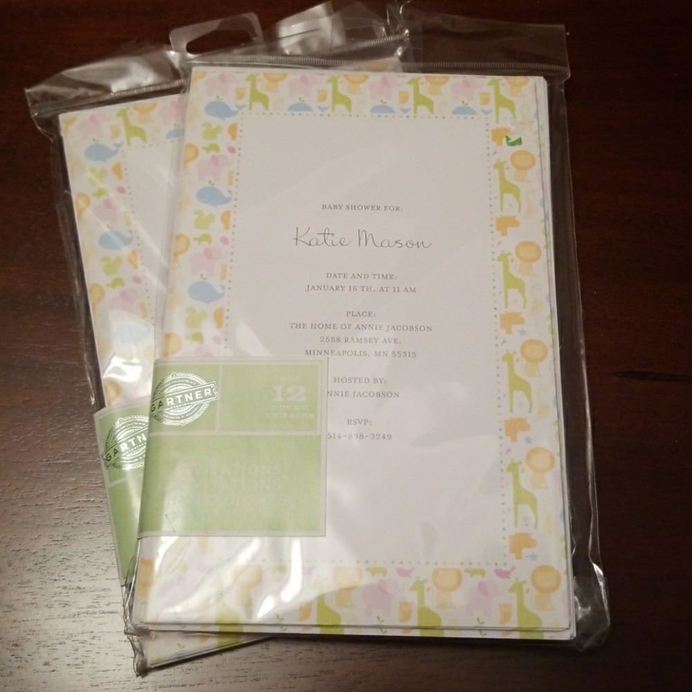 Gartner invitations (24ct)